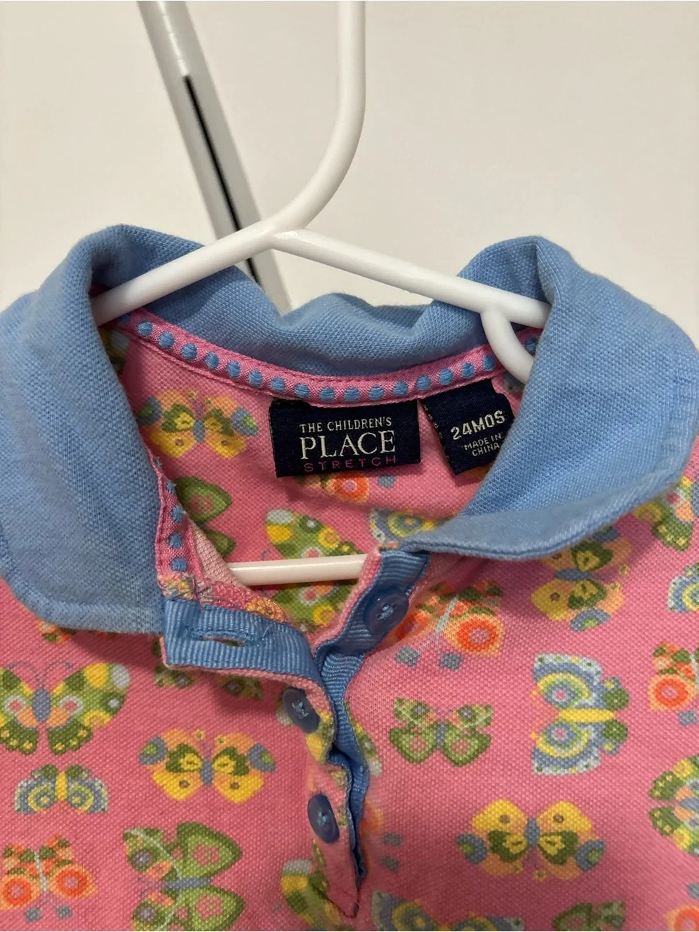 The Childrens Place butterfly polo